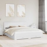  Krevetna konstrukcija Bijela 180 x 200 cm Konstruirano drvo | Eponuda.com