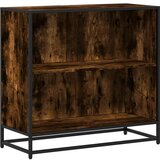 Maison Chic Knjižna omara - Knjižni regal dimljeni hrast 80,5x35x76 cm inženirski les, (21726022) Cene