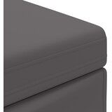  Stolica Siva 81 x 41 x 40 cm Umjetna Koža i Fino Radeći Drvo | shoptok.hr