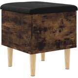  Klupa za pohranu boja hrasta 42x42x46 cm od konstruiranog drva | shoptok.hr