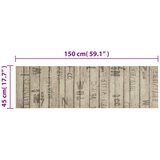  Kuhinjski tepih perivi s uzorkom ograde 45 x 150 cm baršunasti | Eponuda.com