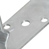  Sidra za ogradu 6 kom srebrna 8 x 6 x 15 cm pocinčani čelik | shoptok.hr