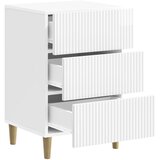  Noćni ormar s ladicama Bijela visokog sjaja 43 x 41 x 66,5 cm | Eponuda.ba