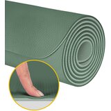 Rebel ACTIVE Strunjača prostirka za jogu, pilates i fitnes 183x61cm debljina 1cm TPE, zelena RBA-3158-2GR | Eponuda.com