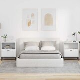  Noćni ormar 2 pcs Bijelo 49 x 36 x 61 cm Konstruirano drvo | shoptok.hr