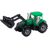 Traktor za igru sa utovarivačem i poljoprivrednom balirkom - zeleni | shoptok.hr