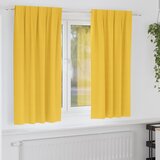  Zavjese za blackout s prstenovima 2 pcs Žuta 175 x 140 cm | Eponuda.ba