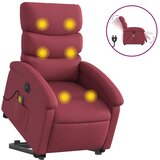  The Living Store Električni masažni naslanjač s funkcijo vstajanja vinsko rdeč - Električni Masažni Naslanjač S Funkcijo Vstajanja, (21443009) | Shoptok.si