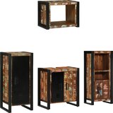 vidaXL Komplet pohištva za kopalnico 4 pcs Trden recikliran les | Shoptok.si