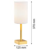  Argon 8030 - Stona lampa ABRUZZO 1xE14/7W/230V mesing/bela | Eponuda.com