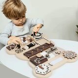 Kinder Home Montesori drvena tabla za motoriku Medved | Eponuda.com