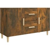 Maison Chic Komoda - Predalnik dimljeni hrast 100x36x60 cm inženirski les, (21718309) Cene