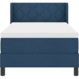  Postelja boxspring z vzmetnico z vzmetnico Modra 100 x 200 cm, (5000126480) | Shoptok.si