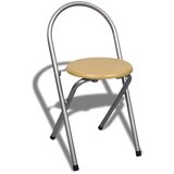 vidaXL Zložljiv jedilni bar set z 2 stoloma | Shoptok.si