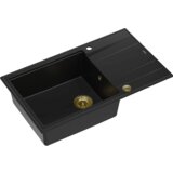 Quadron sudoper EVAN 136 XL + nano PVD čisto crna/zlato s daljinskim upravljanjem | shoptok.hr