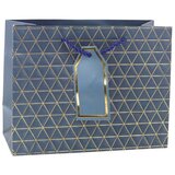  Geometrijska poklon vrećica zlatne linije 23 x 18 x 10 cm | shoptok.hr