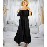Pri Airy maxi dress with ruffles and waist tie STELLA | shoptok.hr
