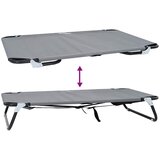 Krevet za psa Svijetlo siva 90 x 55 x 18 cm Čelik | Eponuda.ba