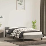 Maison Chic Posteljni okvir - Enojna postelja - Postelja za odrasle brez vzmetnice svetlo siv 100x200 cm žamet-J7500, (21761333) | Shoptok.si