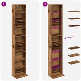Cd ormar Staro drvo 33 x 23,5 x 175 cm Konstruirano drvo | shoptok.hr