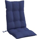  Jastuci za stolice s visokim naslonom 6 kom tamnoplavi tkanina | shoptok.hr