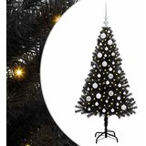  Božićno drvce Crna 120 cm PVC | shoptok.hr