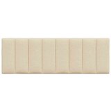 vidaXL Vzglavna stranica krem 140 cm blago | Shoptok.si
