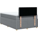 vidaXL Krevet s oprugama i madracem svjetlosivi 120x190 cm od tkanine | shoptok.hr