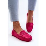 Big Star Women's Eco Suede Loafers Big Star Memory Foam System Fuchsia Cijene