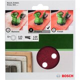 Bosch 5-delni set brusnih listova za ekscentar brusilice 2609256A18 | Eponuda.com