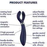 Satisfyer vibrator Endless Fun, plavi | shoptok.hr