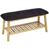 Wenko Stalak za cipele od crnog/prirodnog bambusa s klupom Ecori - | shoptok.hr
