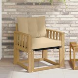  Zunanji kavč Masivno akacijevo les in Textilene Bela, (5000270363) | Shoptok.si