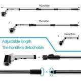 TIWICHE električna čistilna krtača s teleskopskim ročajem | Shoptok.si