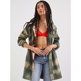 Desigual Prehodna jakna kaki / oliva / pastelno zelena / roza / bordo | Shoptok.si