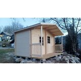 Male kuće Sauna kućica HANNU 400 &amp;times; 220 cm sa &amp;scaron;indrom Slike
