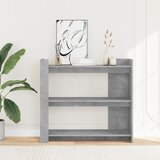 vidaXL Konzolna mizica betonsko siva 100x35x90 cm inženirski les | Shoptok.si