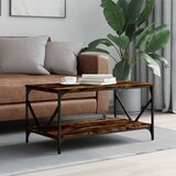 vidaXL Stolić za kavu boja hrasta 90x50x45 cm konstruirano drvo | shoptok.hr