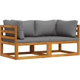  Modularne kutne sofe s jastucima 2 kom tamnosive | shoptok.hr