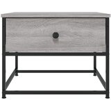  Stolić za kavu siva boja hrasta 51x51x40 cm konstruirano drvo | shoptok.hr