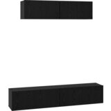 vidaXL TV Kabinet za Zid 4 pcs S 80 x 30 x 30.5 cm Konstruirano drvo | shoptok.hr