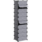  Organizator za Obuću s 10 Odjeljaka Crni | shoptok.hr