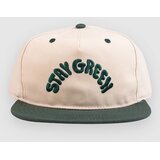 The Dudes Stay Green Unstructured 5 Panel Kapa s šiltom off white Cene