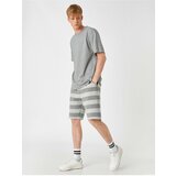 Koton Shorts - Gray - Normal Waist cene