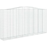  Lučne gabionske košare 2 kom 400x50x200/220cm pocinčano željezo | shoptok.hr