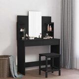  Toaletni stolić s ogledalom crni 96 x 39 x 142 cm Cijene