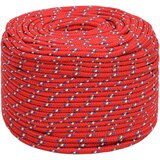  Brodski konop crveni 8 mm 250 m od polipropilena | shoptok.hr
