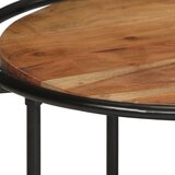  Stolić za kavu 110 x 55 x 40 cm od masivnog bagremovog drva Smeđa | Shoptok.si
