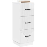  Predalna omara Bela visok sijaj 33 x 34,5 x 87 cm, (5000232555) | Shoptok.si