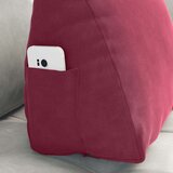  Jastuk za leđa Vinska crvena 45 x 20 x 35 cm Kordura tekstil | shoptok.hr